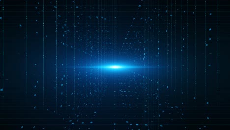 futuristic digital matrix cyberspace particles digital data network connections any economy