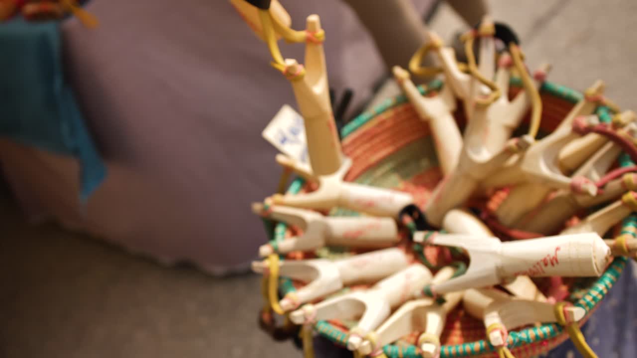 기념품이있는 마요르카 관광 시장 인상