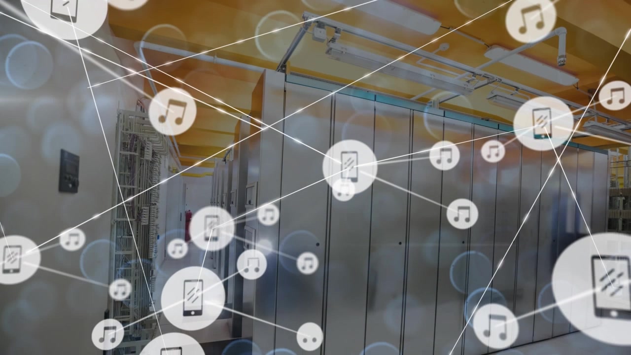 Animation of network
