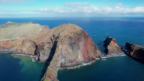 point of saint lawrence in portugal. seascape footage