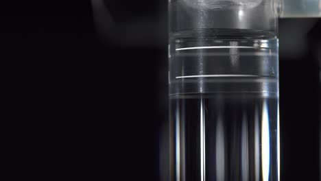 burbujas de aire en equipos de laboratorio