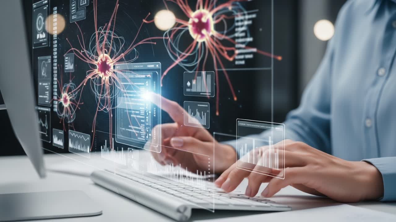 Exploring Complex Data Visualization and Analytical Interfaces with Advanced Touch Technology in a Modern Workspace Environment
