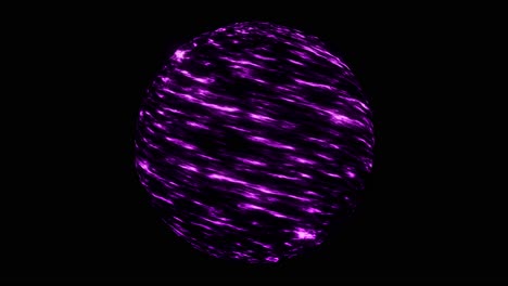 purple glowing oval sphere