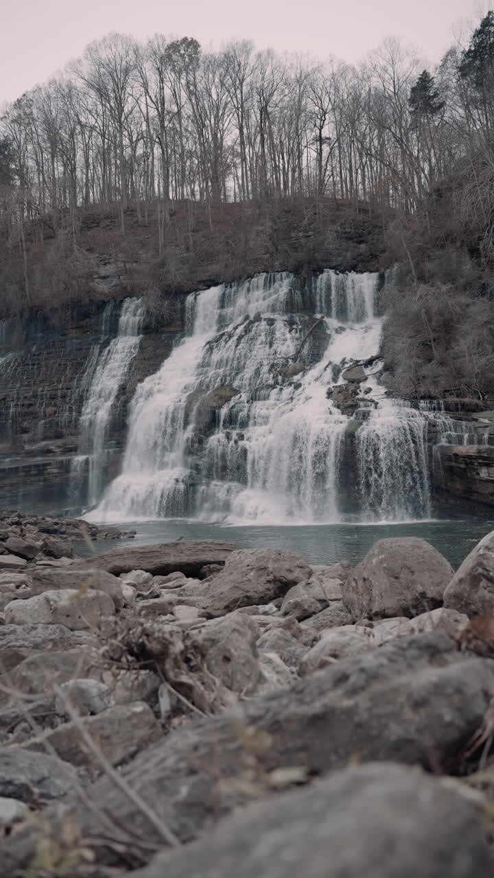 Beautiful Waterfall in the Woods