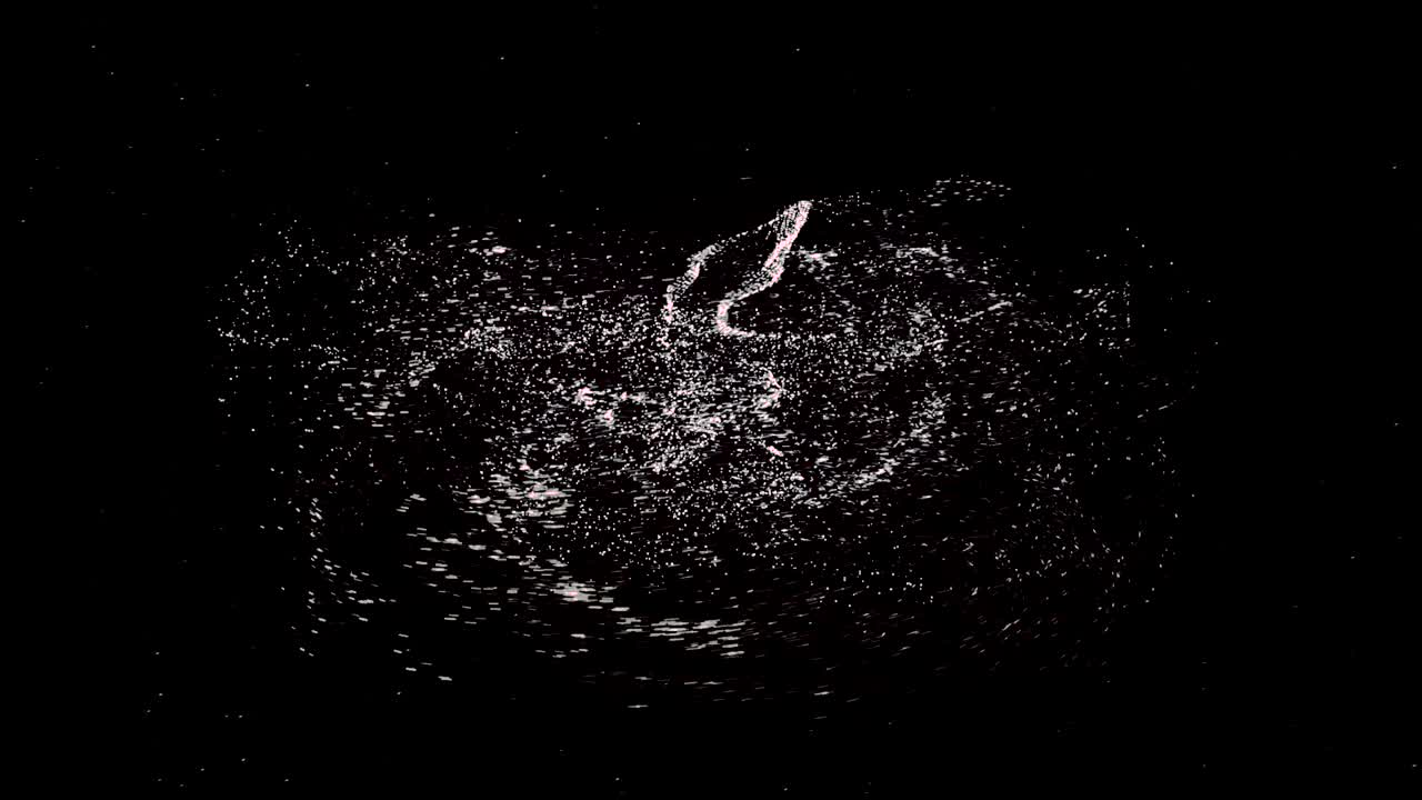 추상적인 입자 시레이션