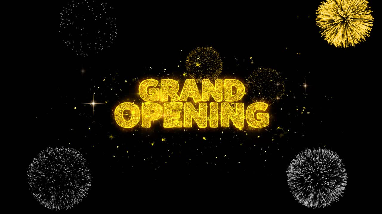 Grand Opening Celebration with Fireworks