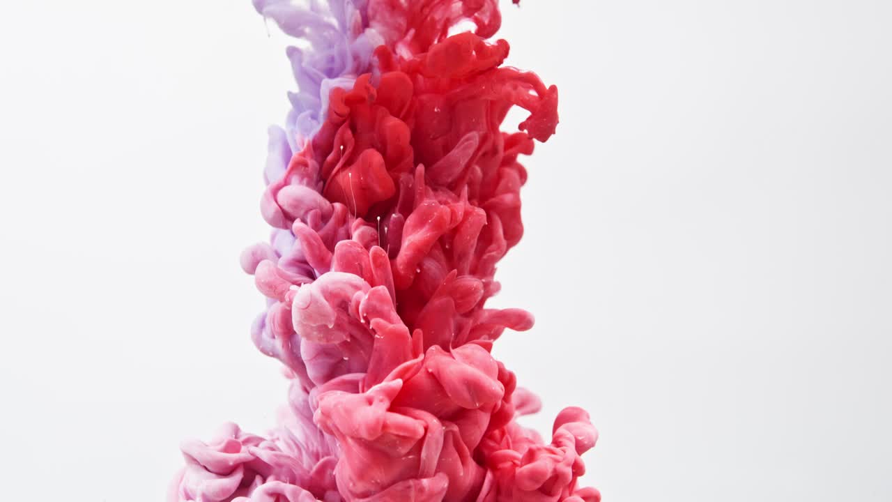 추상적인 잉크 혼합