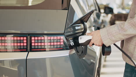carga de un vehículo eléctrico