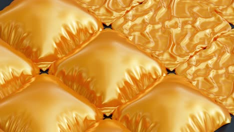 abstract background with inflating pillows