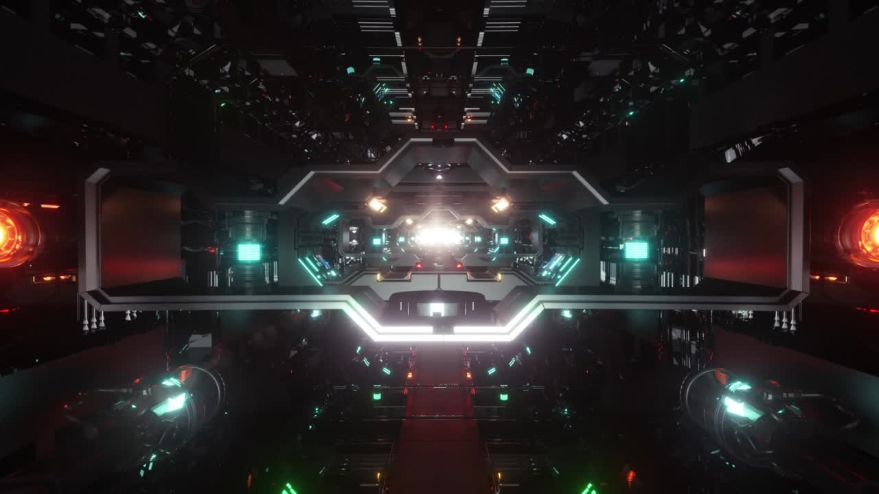 Futuristic Tunnel Animation