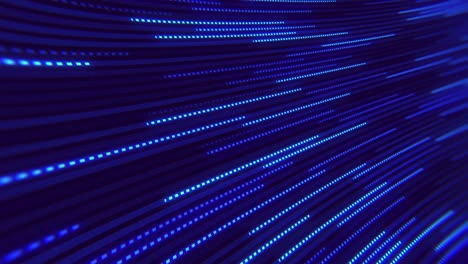 líneas en movimiento de neón, animación abstracta