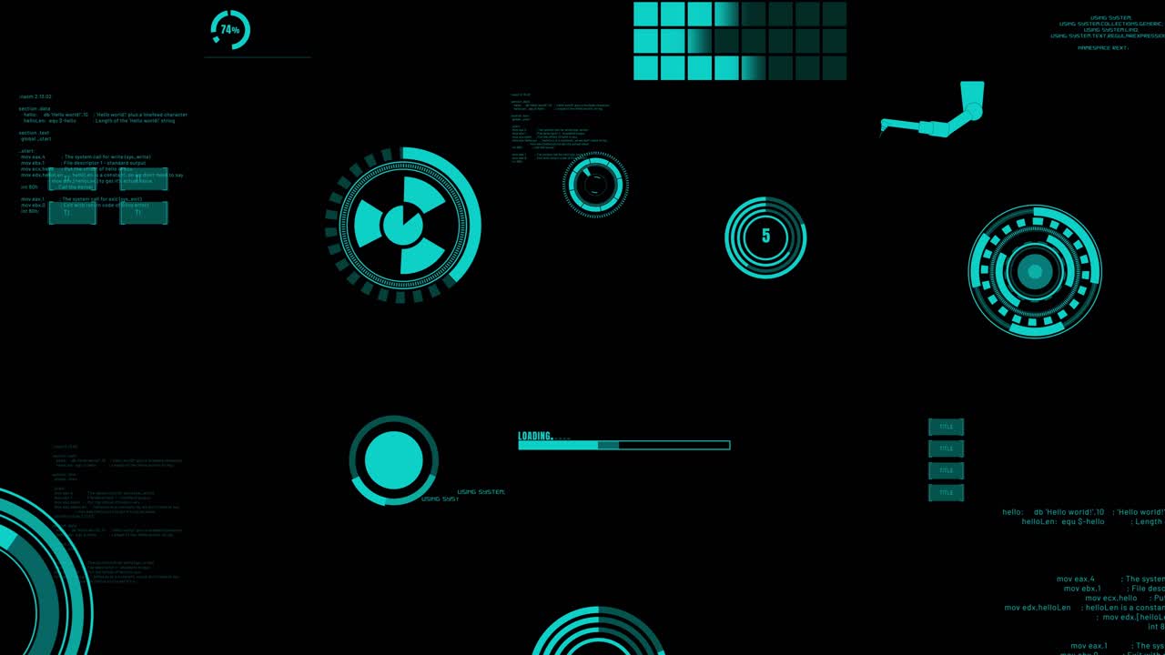 Visionary industry data dashboard presenting machine status