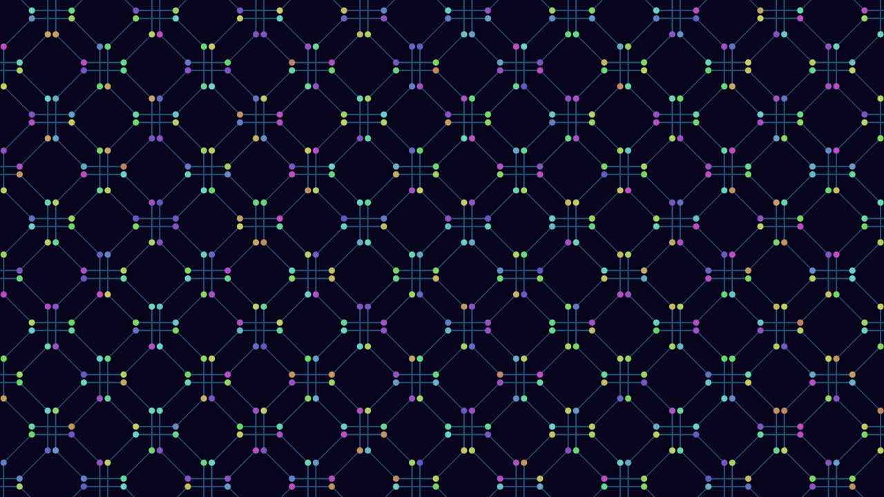 colorido patrón geométrico futurista con efecto led