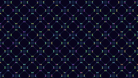 colorido patrón geométrico futurista con efecto led