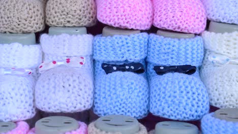 cute knitted baby socks