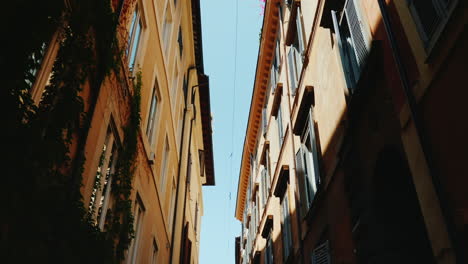 beautiful narrow street in the old part of rome italy 1