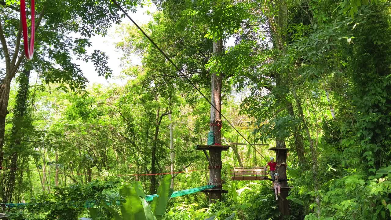 Ziplining Adventure Through the Lush Forest