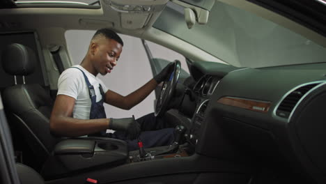 detalles del interior de los automóviles