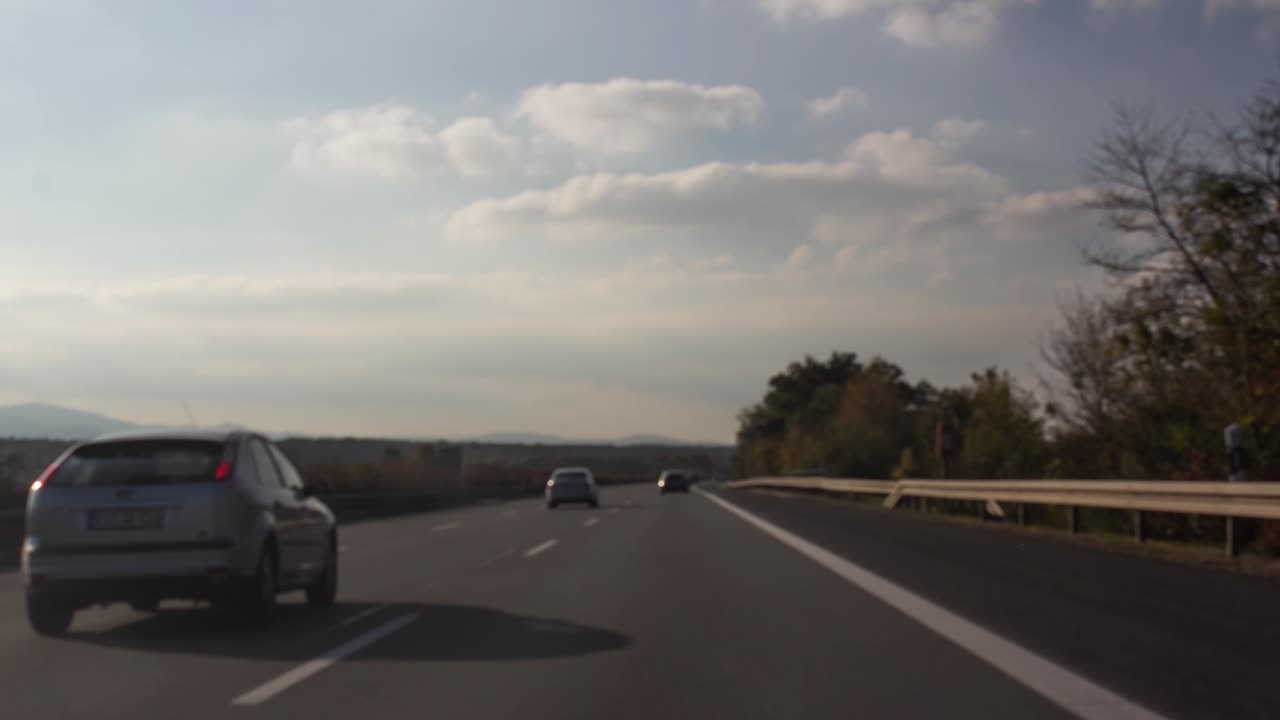 timelapse drive немецкая автострада