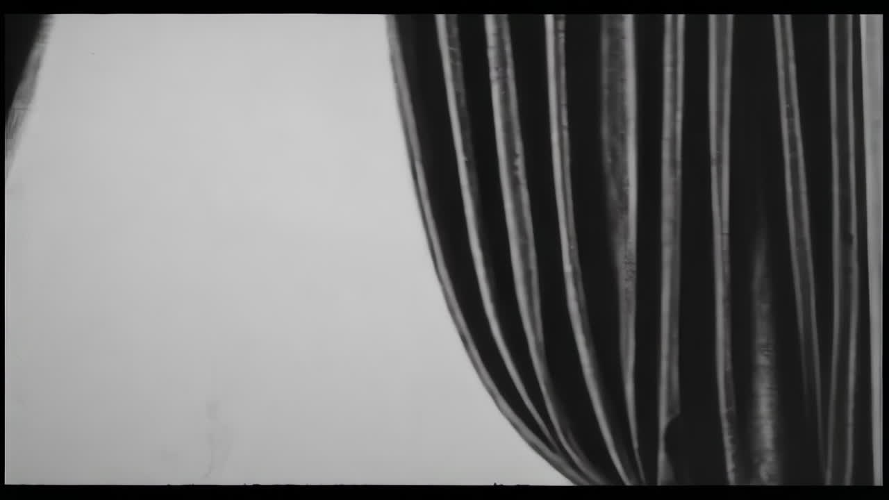 Historical Interior Building and Stage Curtain