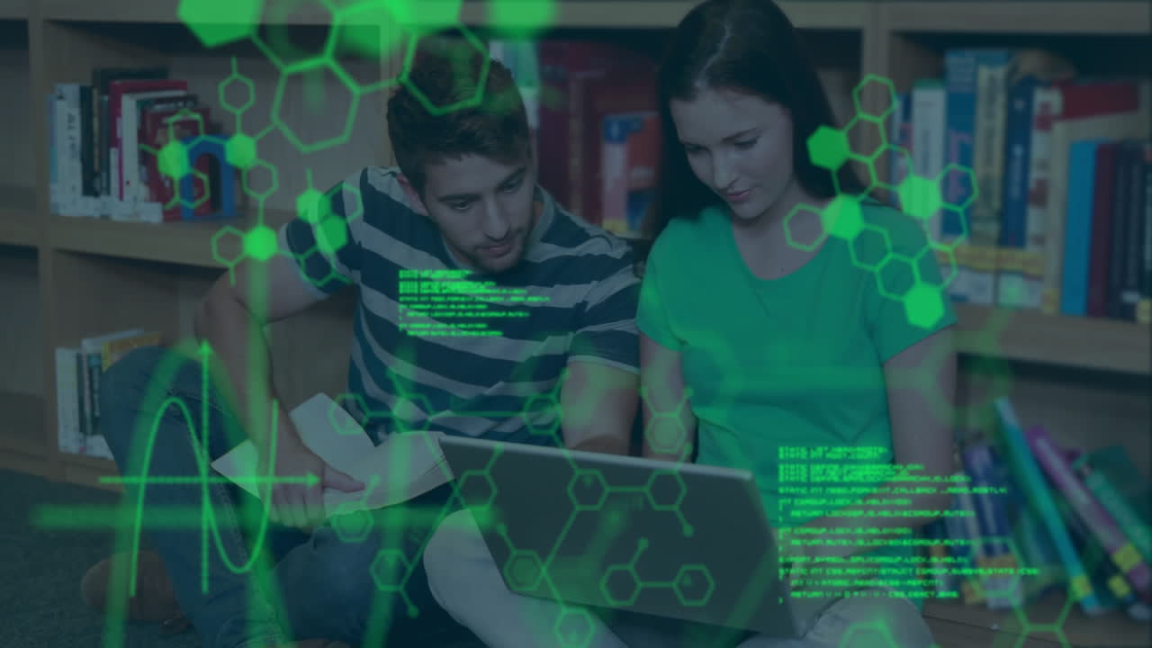 animación de fórmulas químicas y procesamiento de datos en diversos estudiantes utilizando computadoras portátiles