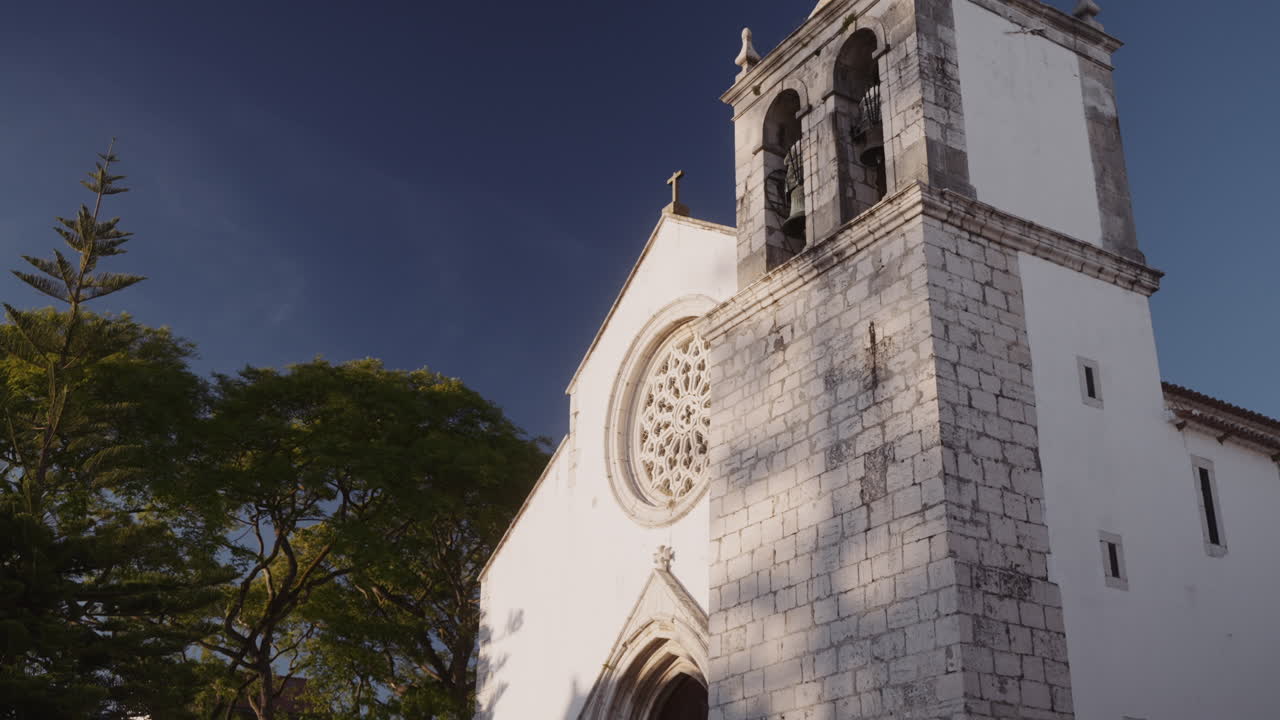 Exterior of a historic church in Portugal