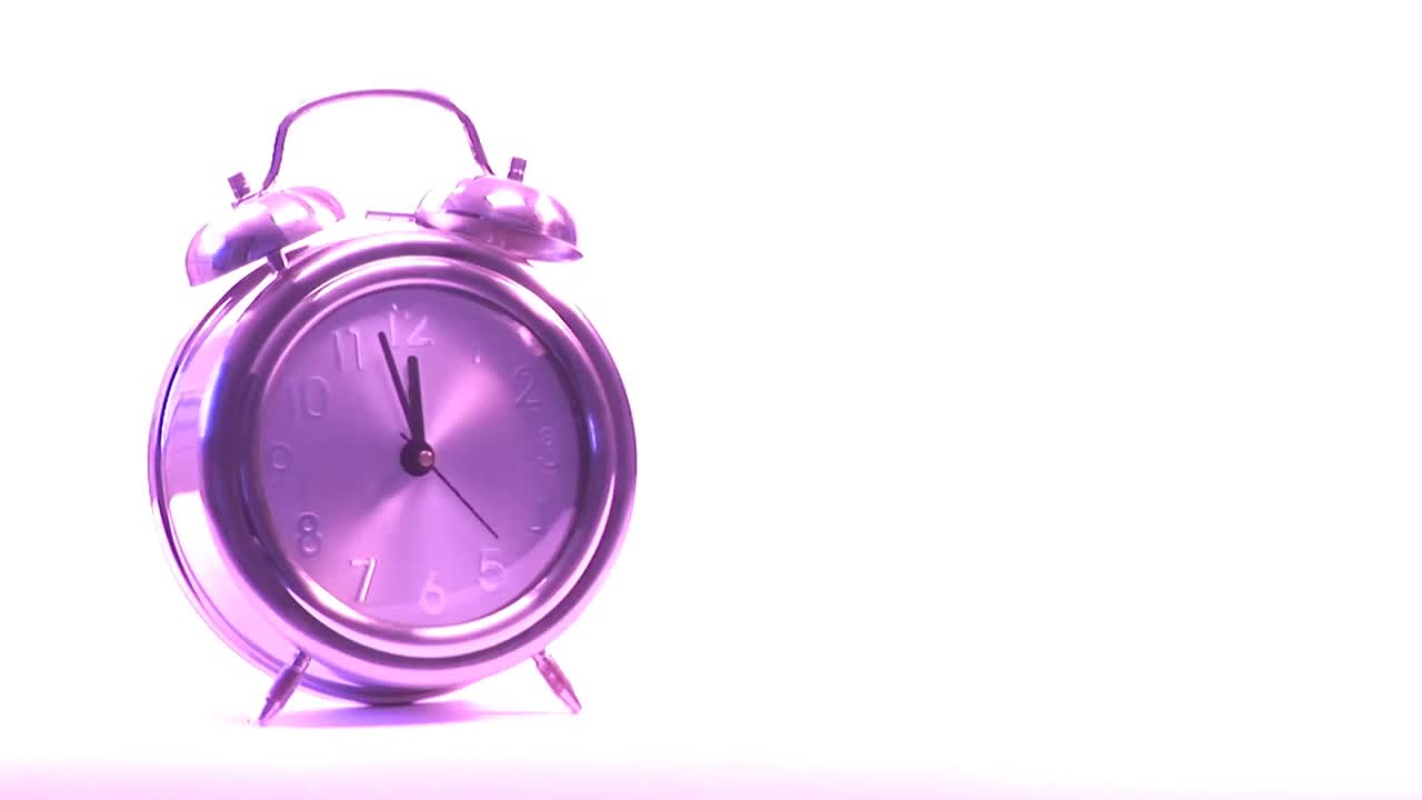 시계의 시간 경과.