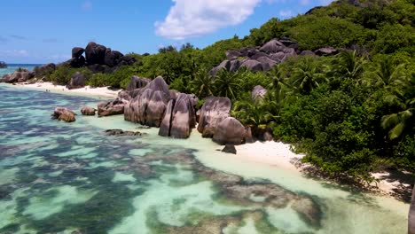 seychelles la digue rocks aerial drone44.mp4