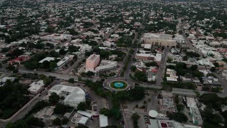 orbital view over yucatan, mexico