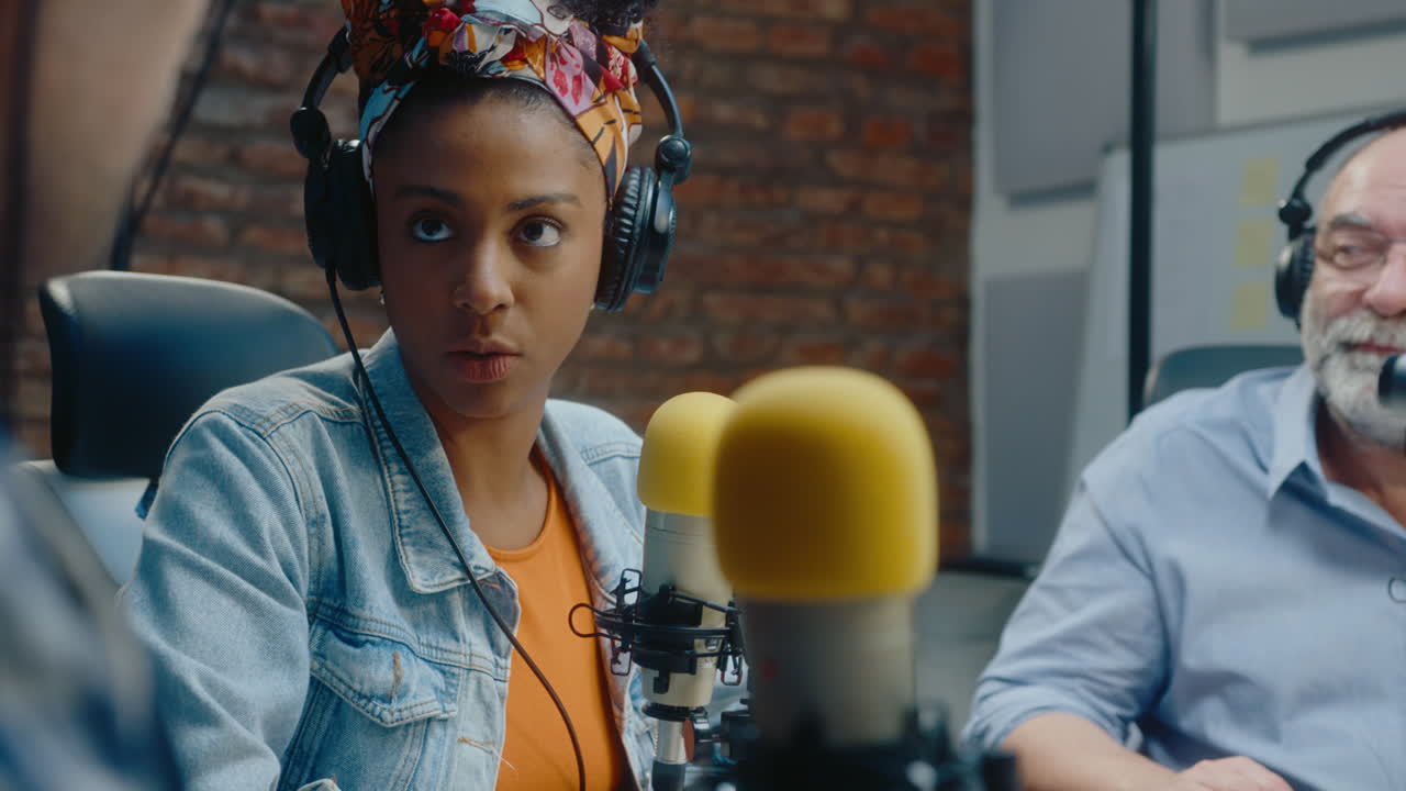 Podcast Recording in Studio