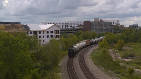 establecimiento de la toma del tren en la vía del tren