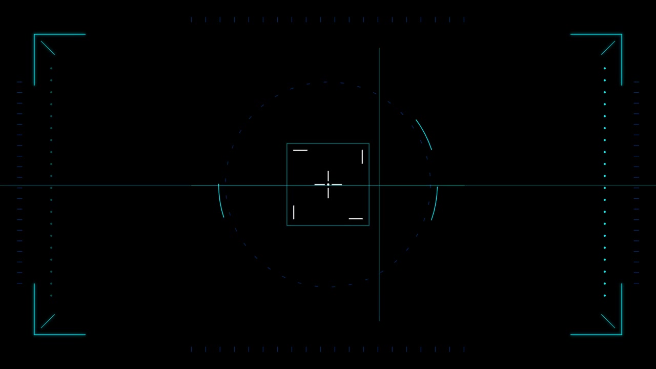 Digital Camera Viewfinder Overlay with Targeting Reticle