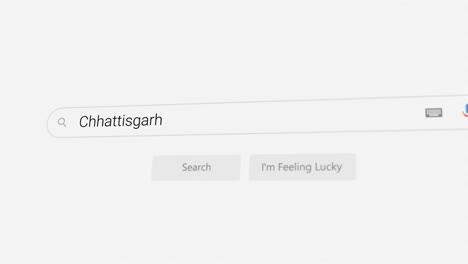 searching for chhattisgarh on internet browser