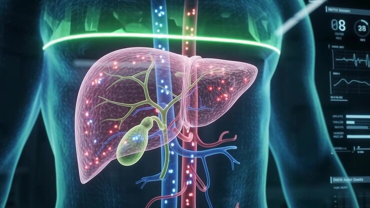 Digital Holographic Scan of Human Liver and Gallbladder
