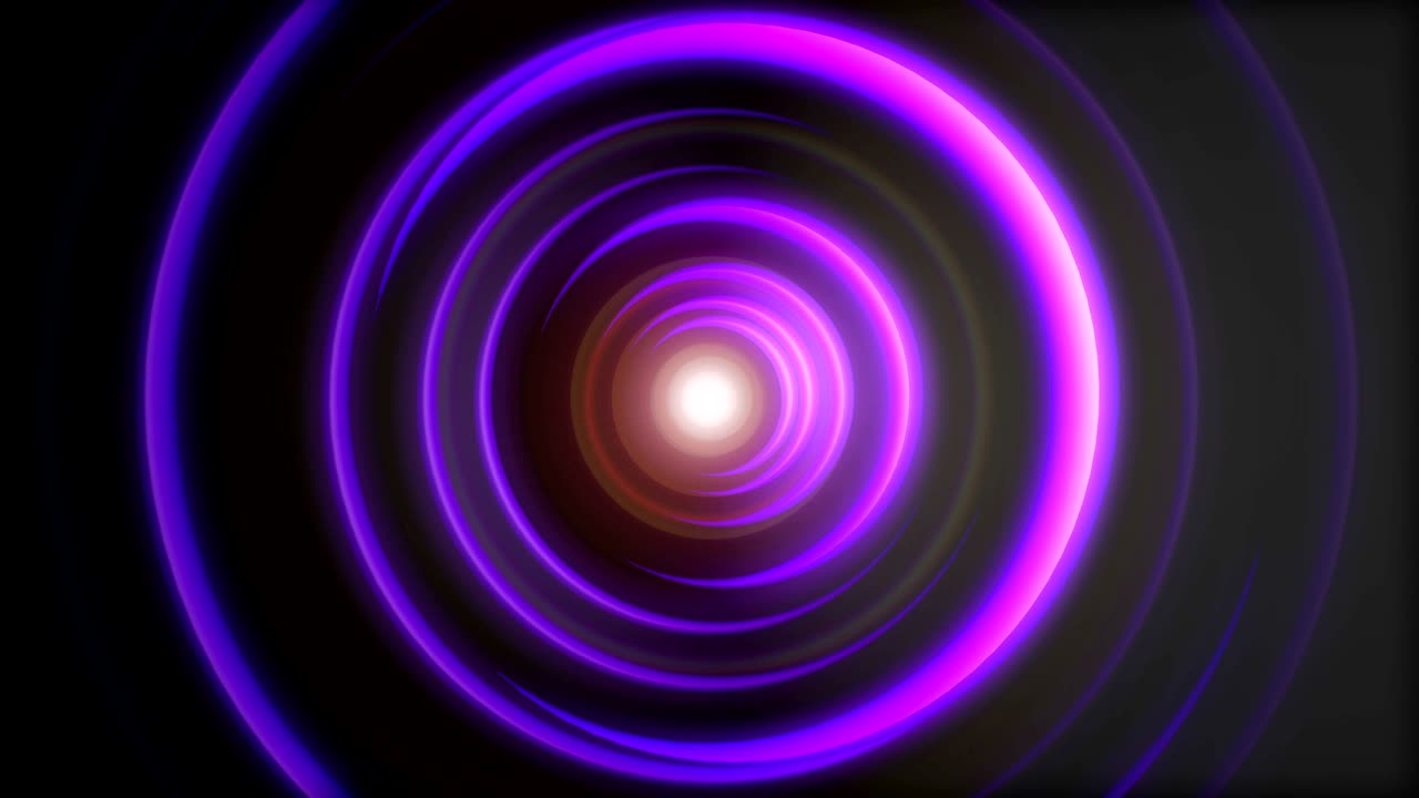 túnel abstracto de luces púrpuras