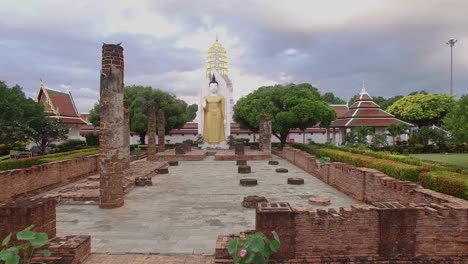 phitsanulok buddism aerial shot of phitsanulok buddism phitsanilok province, thailand