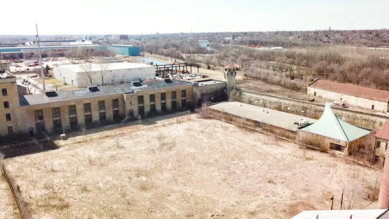 antena de la prisión o cárcel de joliet abandonada y abandonada un sitio histórico desde su construcción en la década de 1880 4
