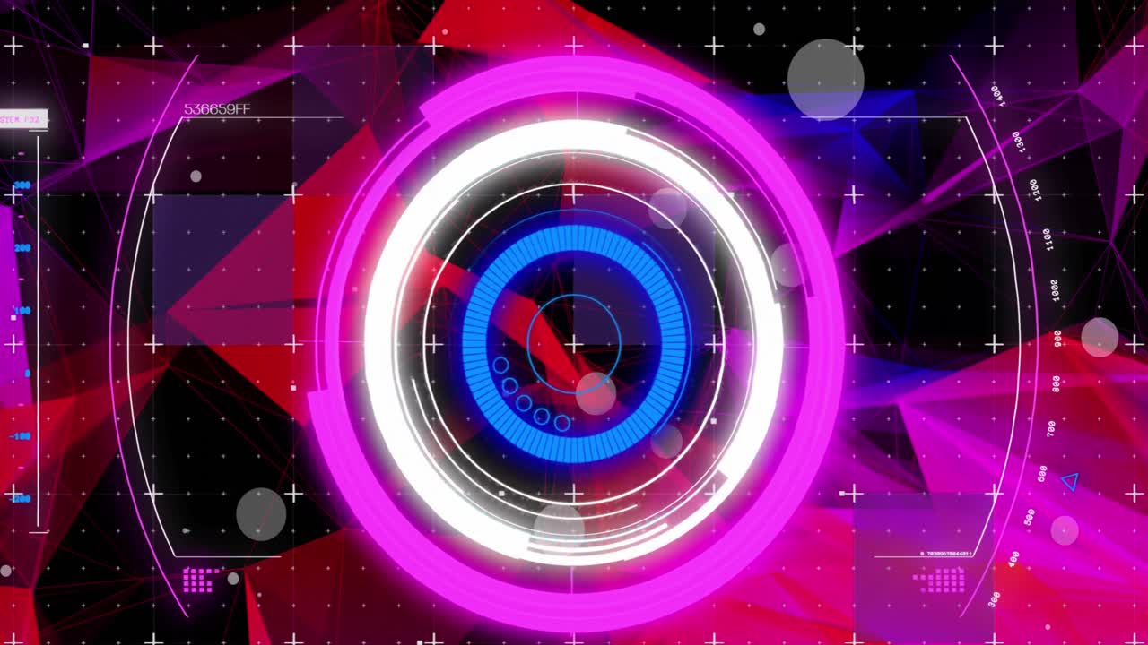 범위 스캐닝과 그리드 상의 데이터 처리의 애니메이션