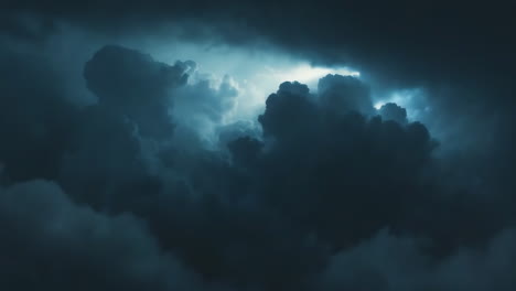 dramatic lightning strikes through dark storm clouds