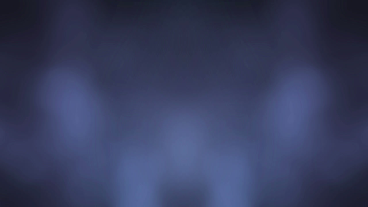 Flashing purple light on black background