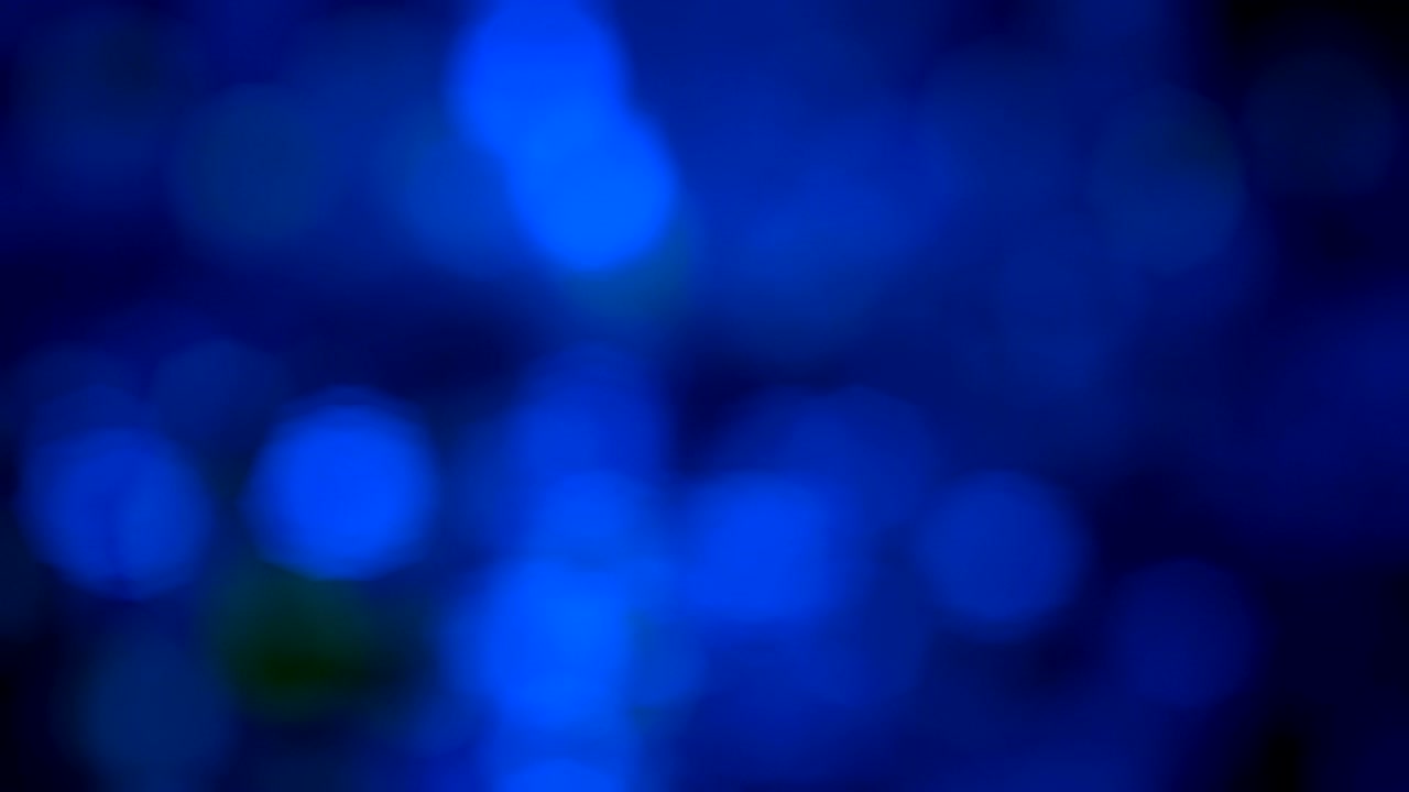 luces azules movimiento bokeh