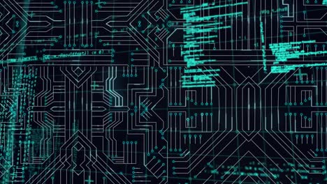 Data-on-black-circuit-board