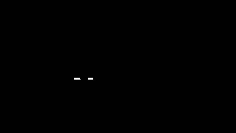 texto animado moderno não 4k isolado em fundo preto
