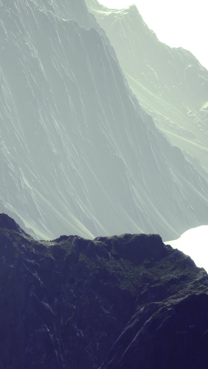 Mountain scenery with rocks and distant slopes during daytime hours