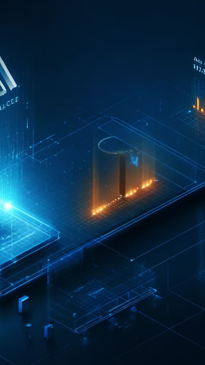 Dynamic Data Visualization of Advanced Graphical Representations and Performance Metrics in a High-Tech Digital Environment with Increasing Trends