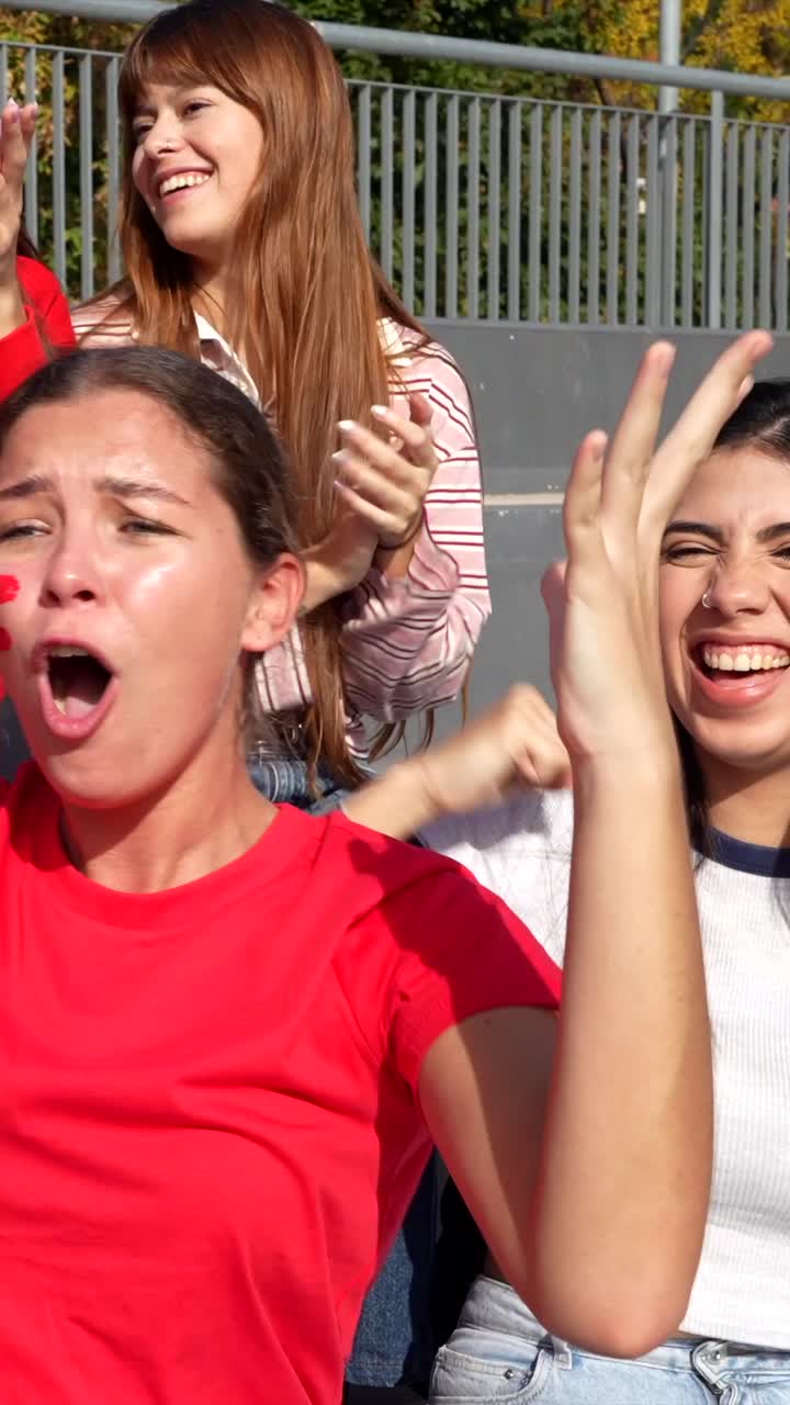 Enthusiastic Fans Cheering