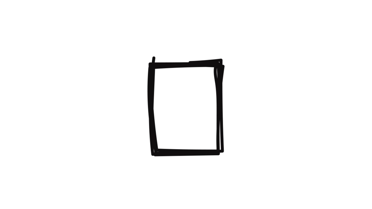 Bentuk Geometris Gambar Tangan Muncul di Latar Belakang Putih
