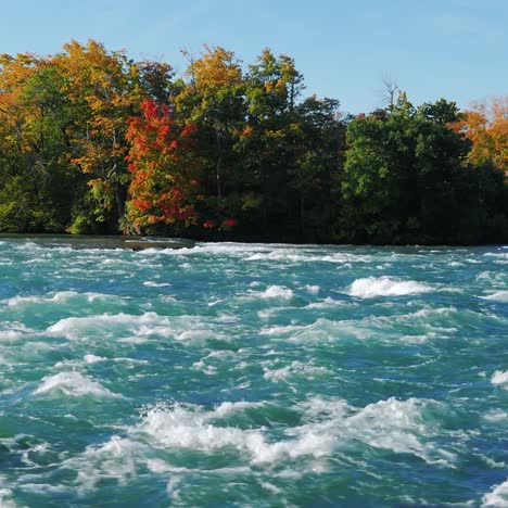 Stormy-Water-In-A-Mountain-River-Viewed-From-Above-1