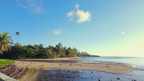 scenic view of avana passage, featuring palm trees and a clear blue sky, a cultural landmark