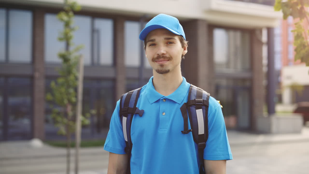 Delivery Person Portrait